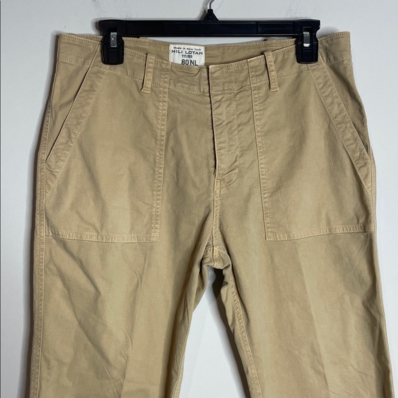 Nili Lotan | Women’s Jenna Raw Hem Ankle Pants Size 6 - Picture 2 of 8